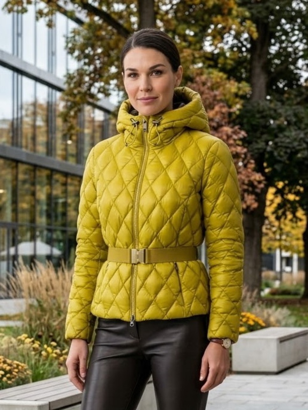 Geox Respira Diamond Quilted Short Puffer Jacket size US 4 ✨
